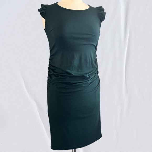 Maternity dress with flutter cap sleeves 🦋 Size Small - Picture 3 of 4